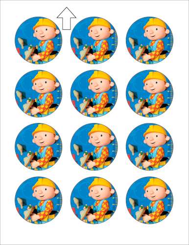 Bob the Builder Cupcake Images - Click Image to Close